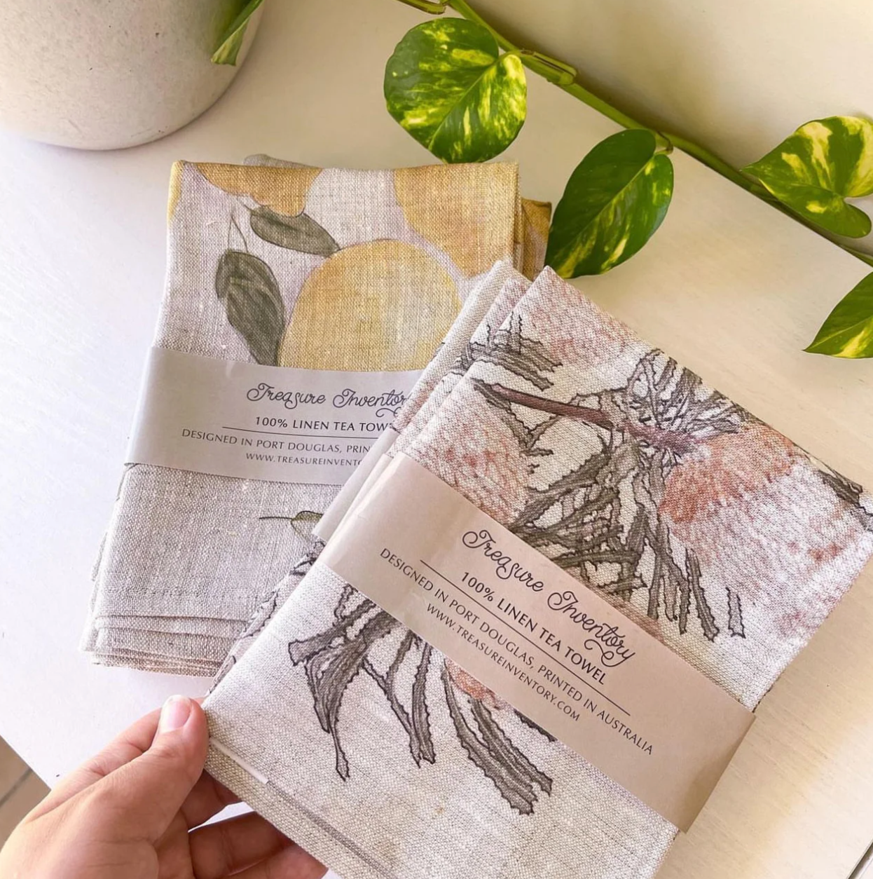 Banksia Linen Tea Towel
