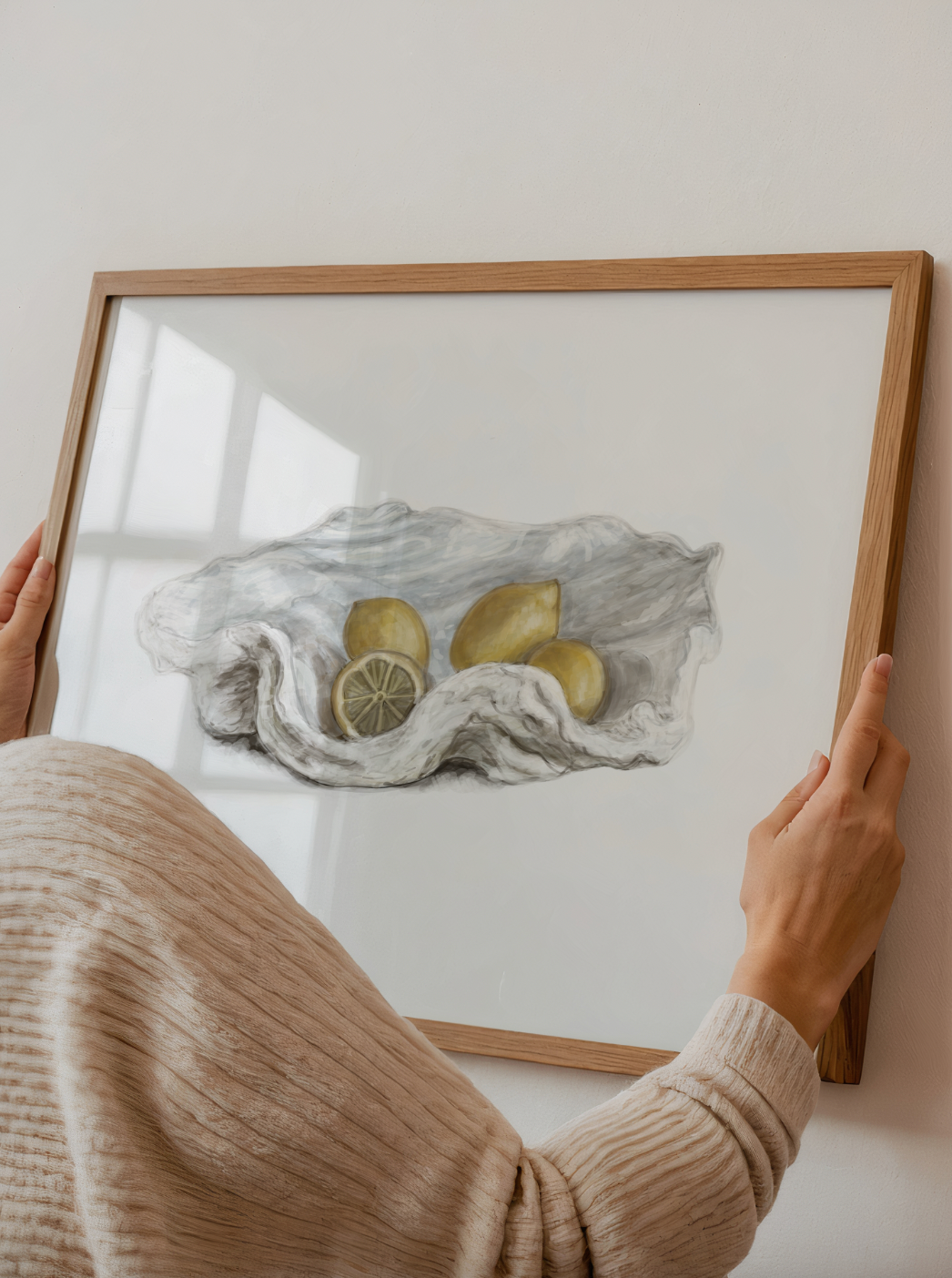 Giant Clam & Lemons - Fine Art Print
