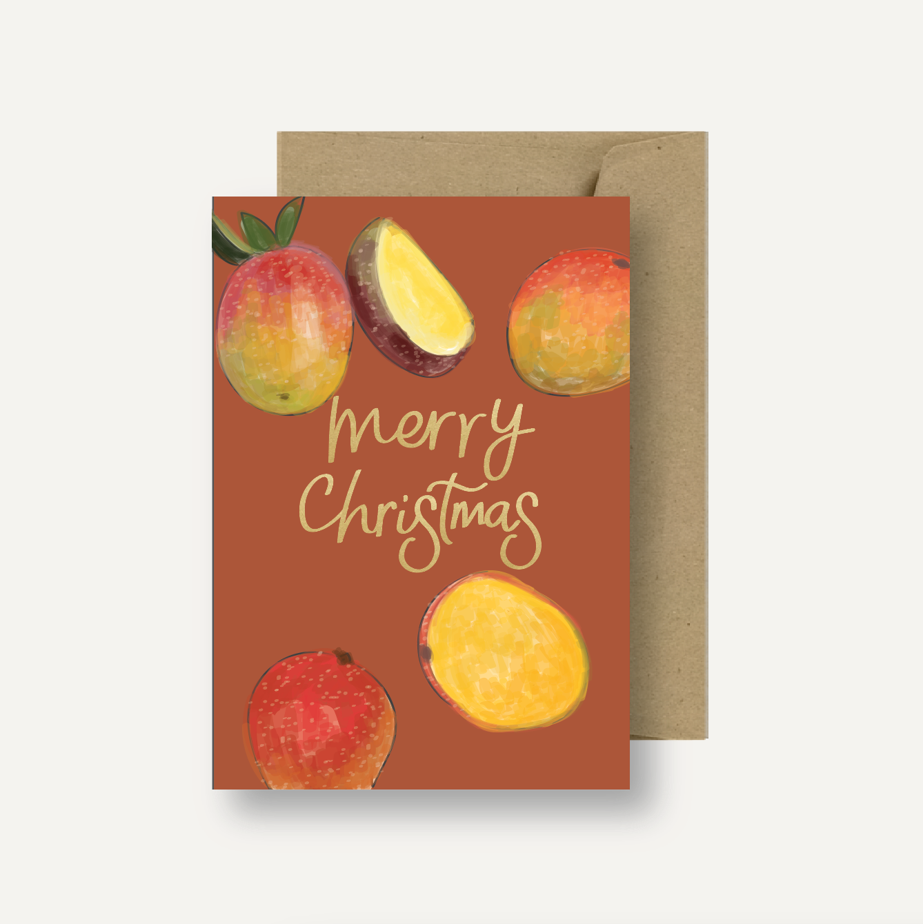 Gold Foil Christmas Cards - Pack of 4 - PreOrder