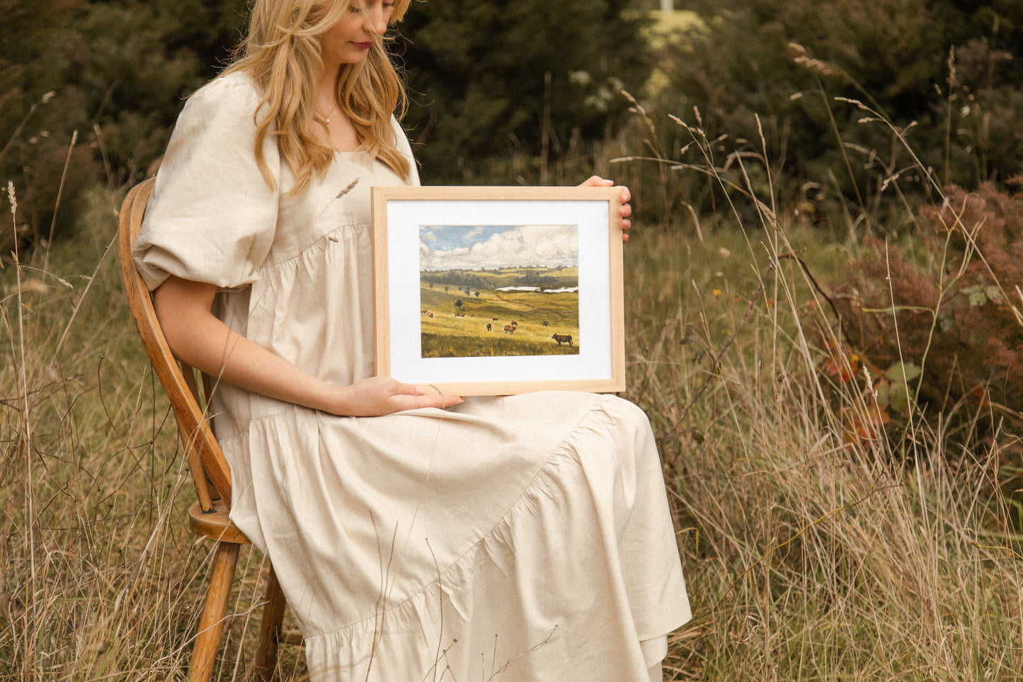 Cattle Grazing - Fine Art Print