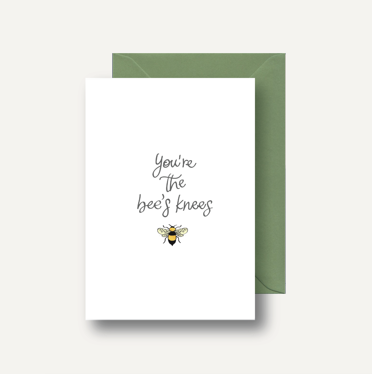 Card // You're the bees knees