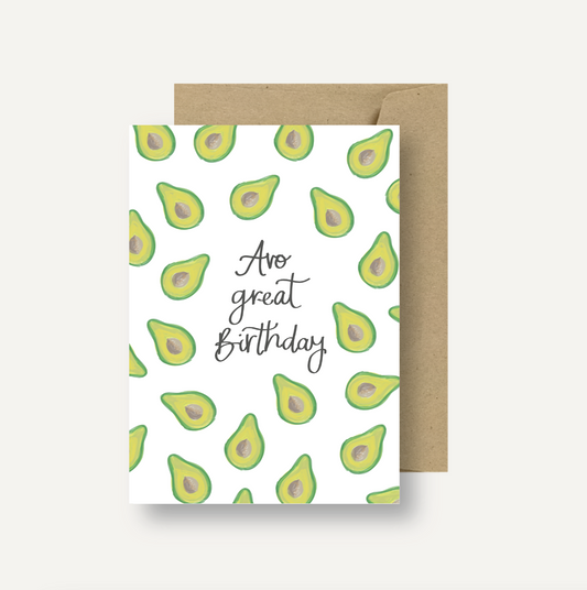 Card // Avo Happy Birthday