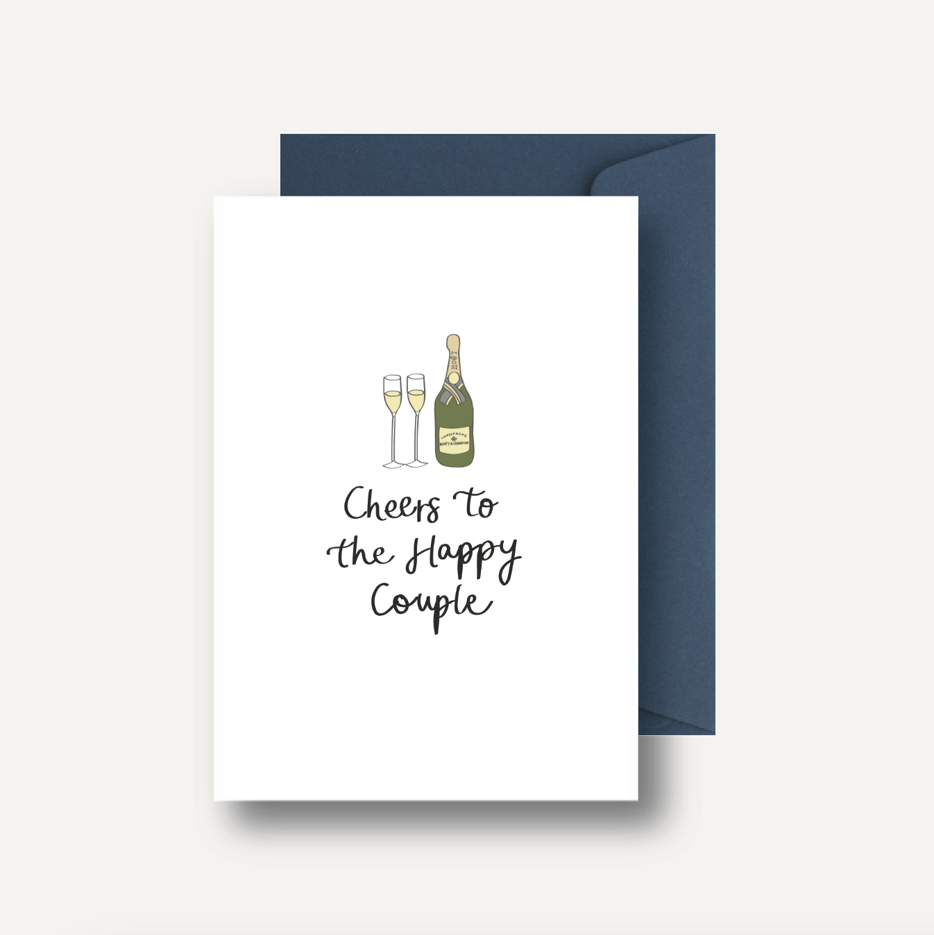 Card // Cheers to the happy couple