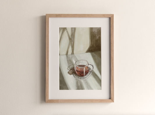 A Quiet Cup - Fine Art Print
