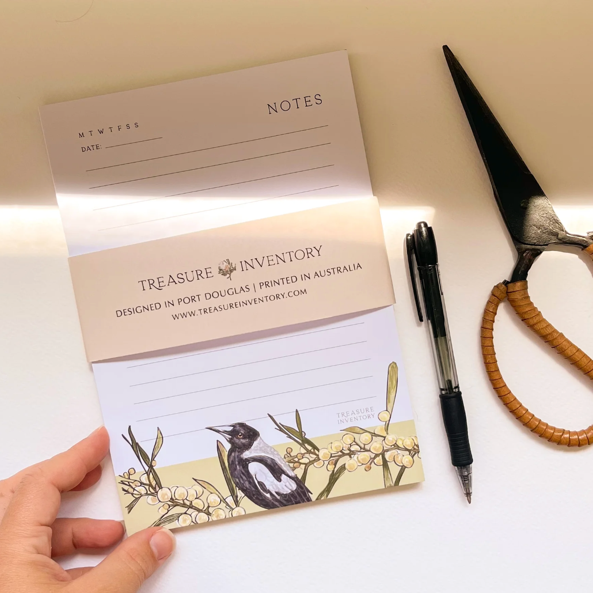 Magpie Notepad – Treasure Inventory