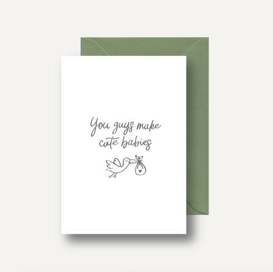 Card // Cute Babies