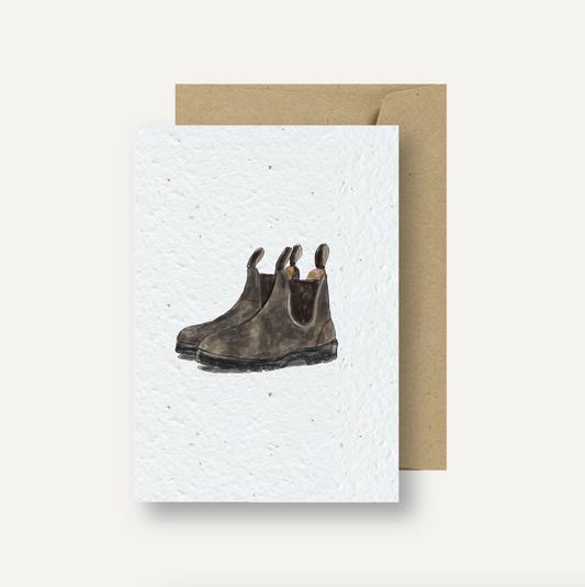 Seeded Card // Blundstone Boots