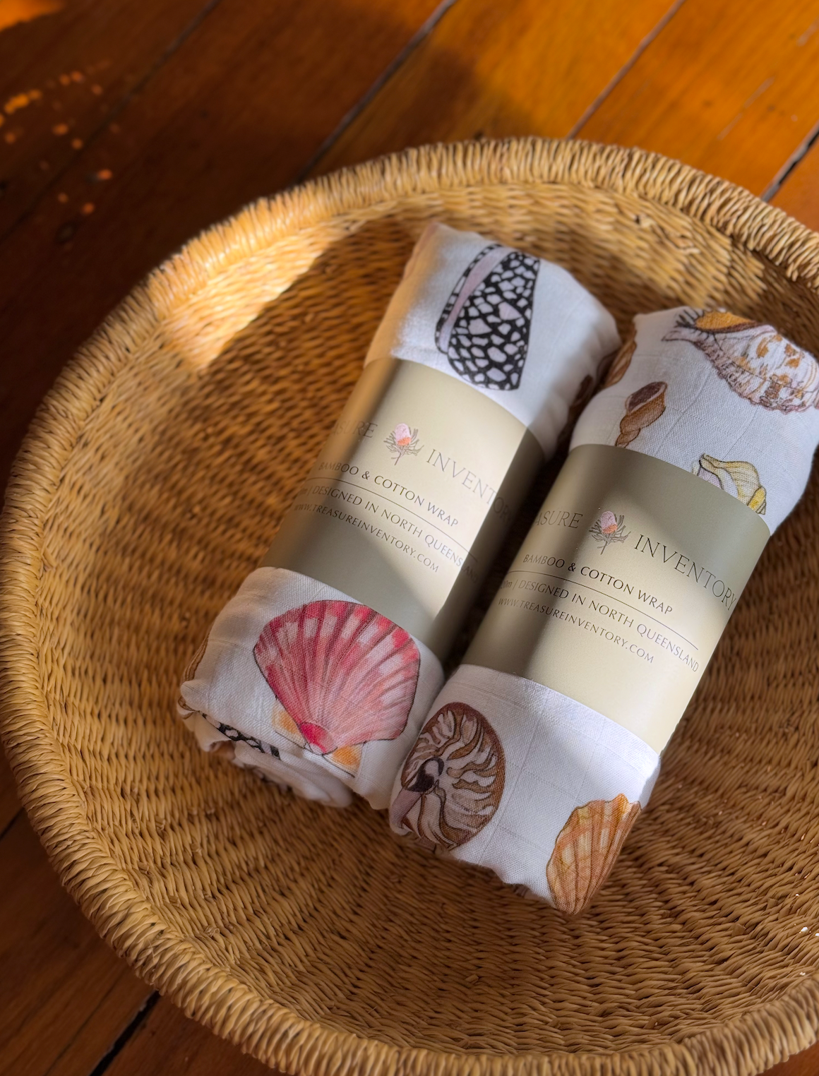 Shell Swaddle | Bamboo & Cotton Blend.