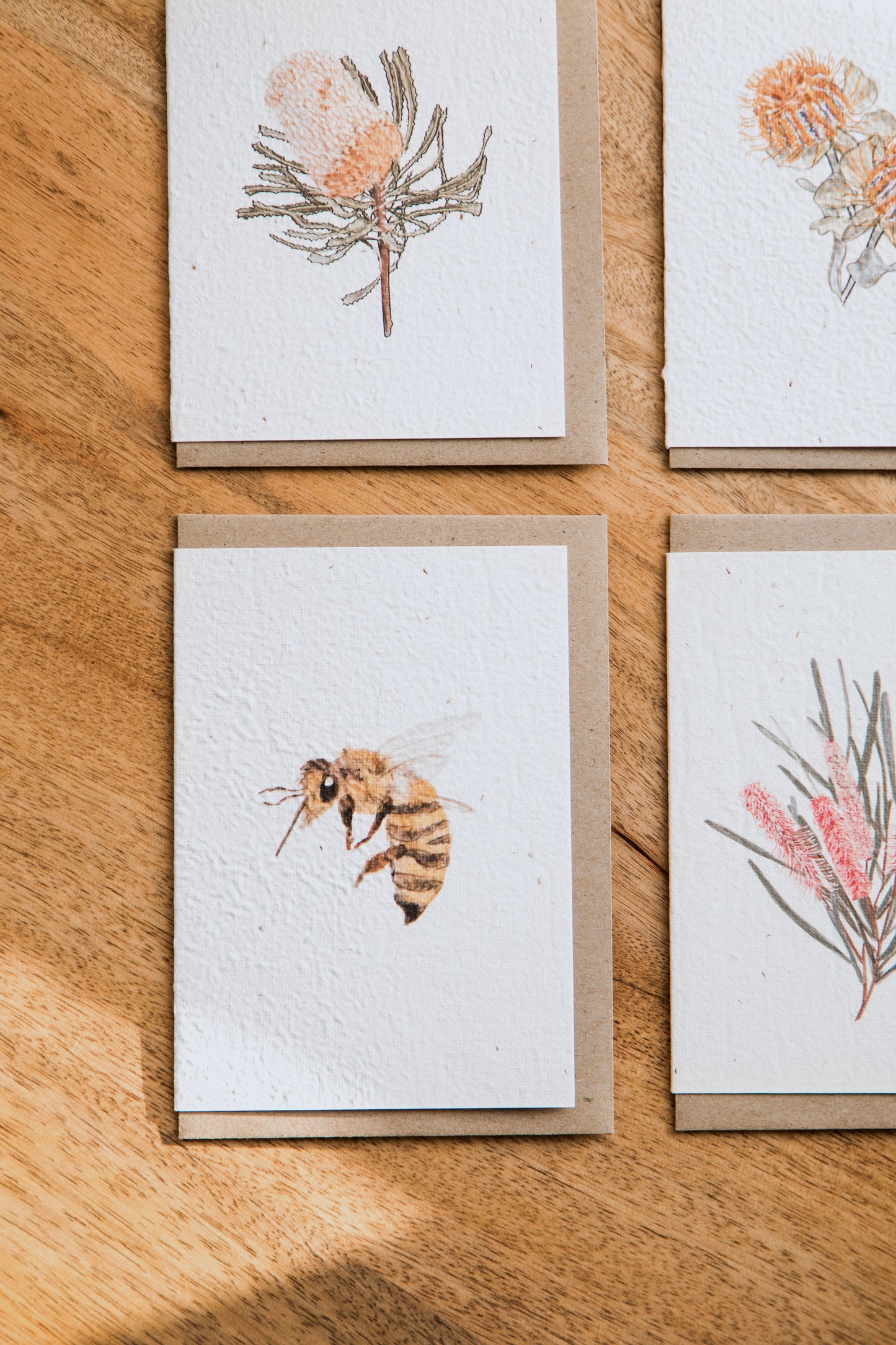 Seeded Card // Bee