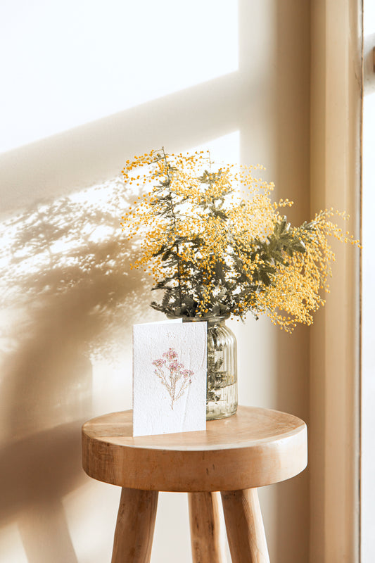 Seeded Card // Australian Wax Flowers